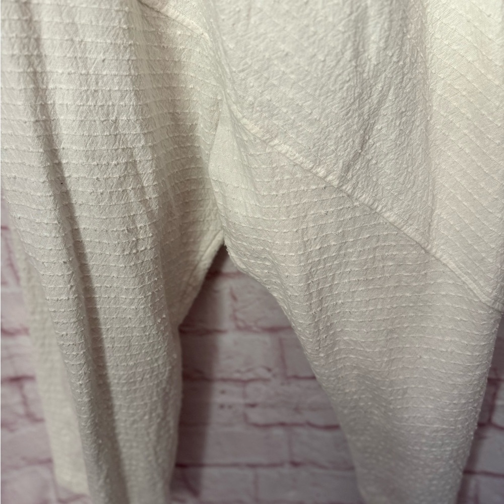 Free People cream Harem Textured Pant - Picture 4 of 9